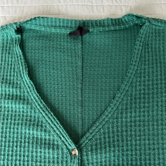 Out From Under women Green Drop Shoulder T-shirt Sz 1x (according measures - Picture 3 of 9